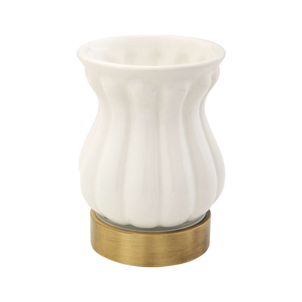 Migliore Olivia Стакан для зубных щеток настольный, керамический, цвет: бронза 17445