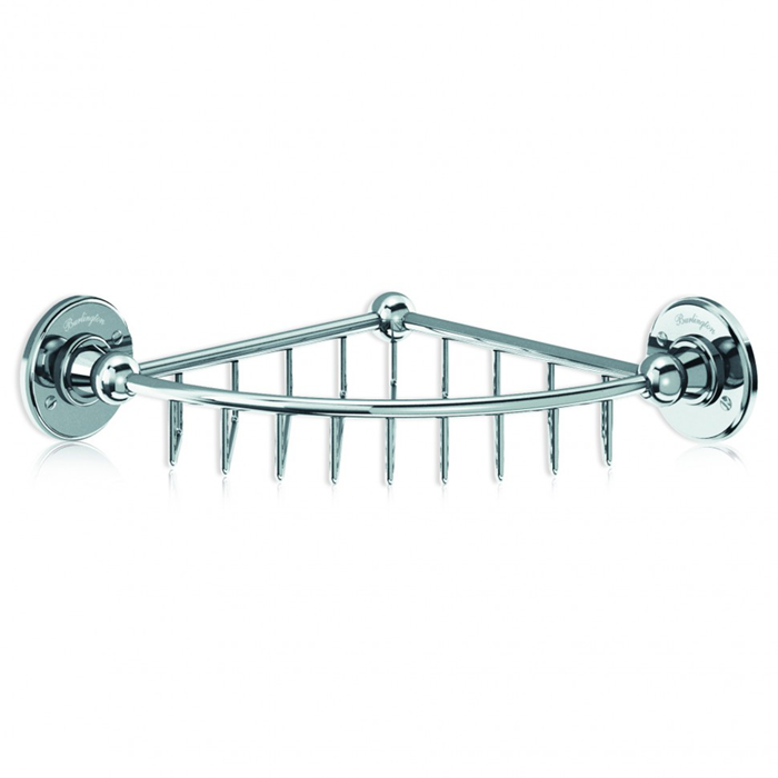 Burlington Arcade Полка решетка угловая 21,7х21,7 см, цвет: хром глянцевый A21 CHR