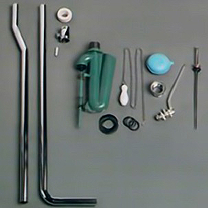 Simas Arcade Механизм слива для бачка AR802/LA06/LO902 без подводки, высок. труба, цвет: хром глянц. R01cr