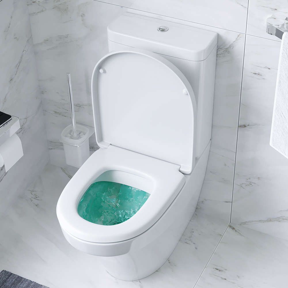 Am.Pm Inspire V2.0 Унитаз-компакт 37х66,5 см, с крышкой микролифт, цвет: белый глянцевый C508607WH