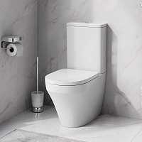 Am.Pm Inspire V2.0 Унитаз-компакт 37х66,5 см, с крышкой микролифт, цвет: белый глянцевый C508607WH