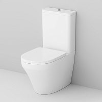 Am.Pm Inspire V2.0 Унитаз-компакт 37х66,5 см, с крышкой микролифт, цвет: белый глянцевый C508607WH