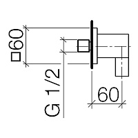 Dornbracht CYO Шланговое соединение, цвет: черная платина матовая 28450980-99
