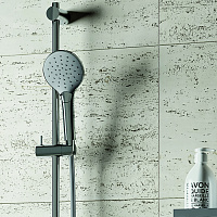 Paffoni Sofia Ручной душ, 2 режима, кнопочное переключение, цвет: хром ZDOC122CR