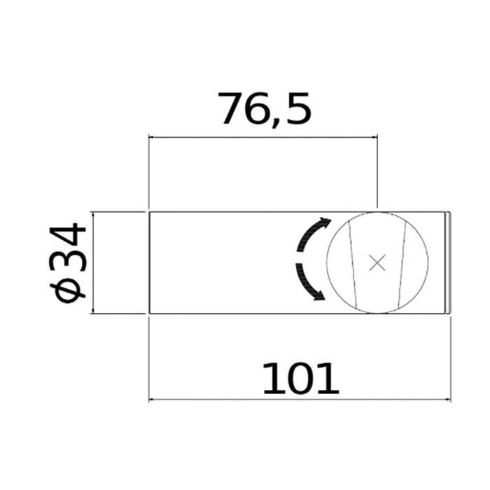 Paffoni Настенный держатель для ручного душа, поворонтый, цвет: хром ZSUP022CR
