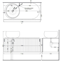 Cielo Delfo Тумба с дверцей, цвет: Rovere Grigio DECDESFRG