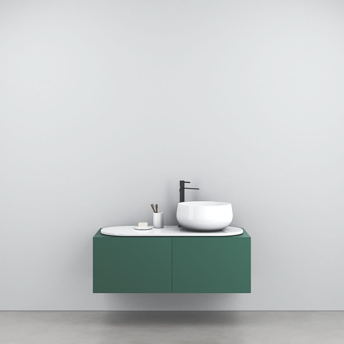 Cielo Delfo Тумба крашенная, с отверстиями, цвет: Muschio DECLMU