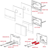 Alcaplast Панель управления, цвет: лакированная нержавеющая сталь TURN-INOX