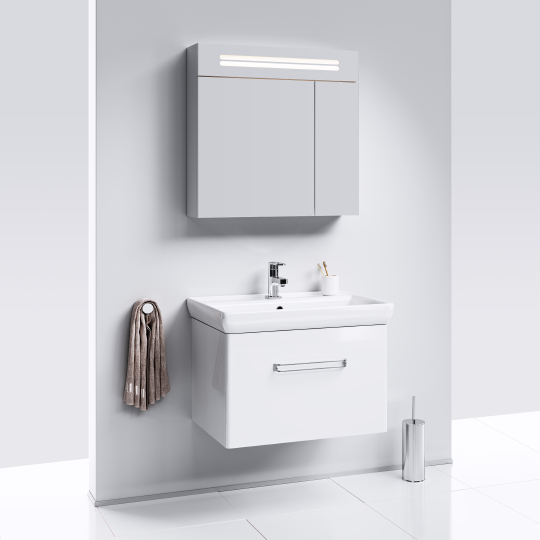 Зеркало-шкаф Aqwella Neo 80 с подсветкой Neo.04.08