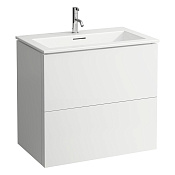 Laufen Kartell Тумба с раковиной 80х50хh72,5 см, цвет: белый матовый 8.6033.5.640.104.1