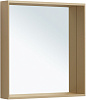 Allen Brau Reality Зеркало прямоугольное 70x75h см, с подсветкой и сенс. выкл., цвет: латунь браш 1.32017.03