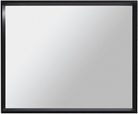 Allen Brau Reality Зеркало прямоугольное 90x75h см, с подсветкой и сенс. выкл., цвет: черный браш 1.32019.BB