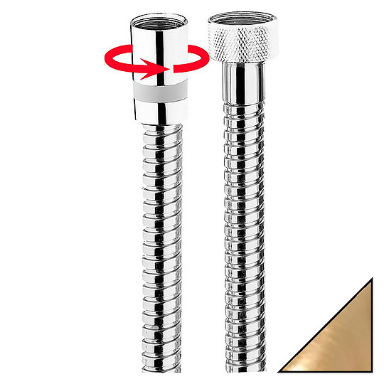 Bossini Doppia Aggraffatura Душевой шланг 200 см, цвет: antique brass, bronze A00048E.022