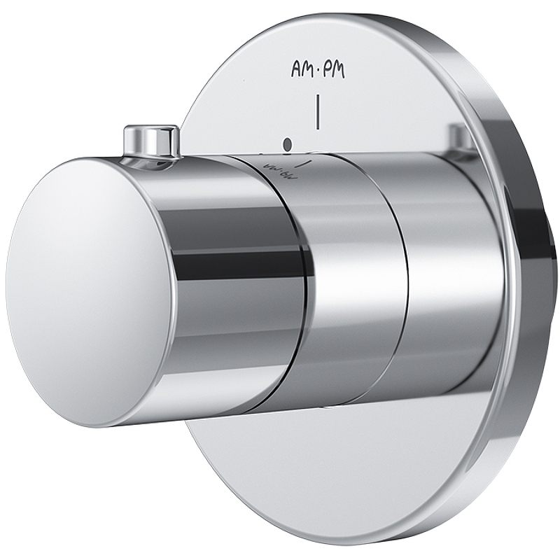 Am.Pm Запорный вентиль встраиваемый с внутренней частью, цвет: хром глянцевый F0800200