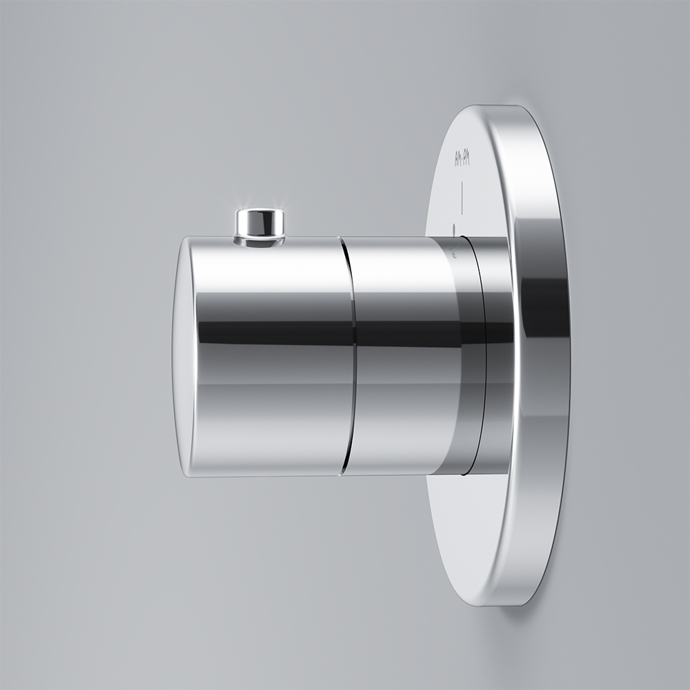 Am.Pm Запорный вентиль встраиваемый с внутренней частью, цвет: хром глянцевый F0800200
