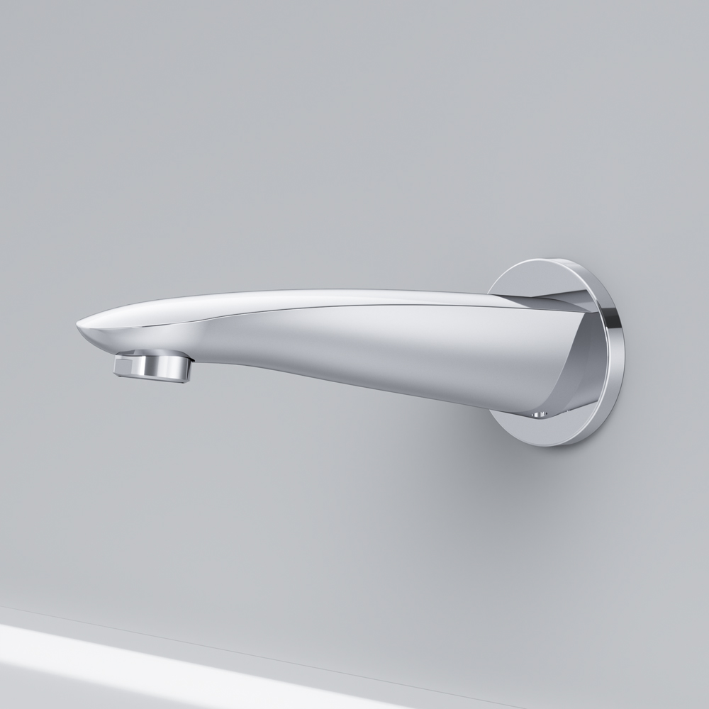 Am.Pm Like Излив настенный для ванны 11,7 см, цвет: хром глянцевый F8070000