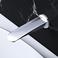 Am.Pm Like Излив настенный для ванны 11,7 см, цвет: хром глянцевый F8070000