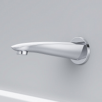 Am.Pm Like Излив настенный для ванны 11,7 см, цвет: хром глянцевый F8070000