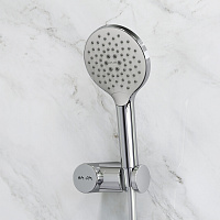 Am.Pm Like Душевой гарнитур: держатель, шланг, лейка, цвет: хром глянцевый F0118000