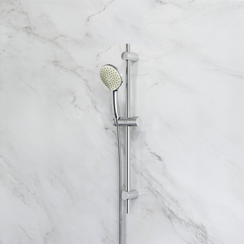 Am.Pm Gem Душевой гарнитур: штанга, шланг, лейка, высота 70 см, цвет: хром глянцевый F0190000