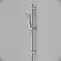 Am.Pm Gem Душевой гарнитур: штанга, шланг, лейка, высота 70 см, цвет: хром глянцевый F0190000