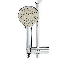 Am.Pm Gem Душевой гарнитур: штанга, шланг, лейка, высота 70 см, цвет: хром глянцевый F0190000