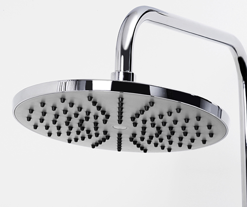 Wasserkraft Душевая стойка: смеситель, ручной душ 3 вида струи, шланг, верхний душ, цвет: хром A16601