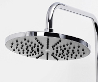 Wasserkraft Душевая стойка: смеситель, ручной душ 3 вида струи, шланг, верхний душ, цвет: хром A16601