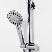 Wasserkraft Душевая стойка: смеситель, ручной душ 3 вида струи, шланг, верхний душ, цвет: хром A16601