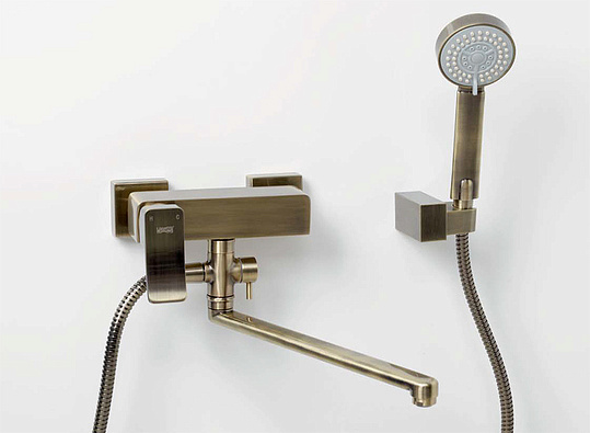 Wasserkraft Душевой шланг, цвет: бронза A052