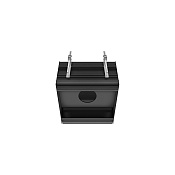 Gessi Binario Профиль линейный 25 cм, для 1 модуля, установка Easy-Fix, цвет: matte black 61121#299