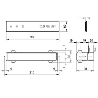 Fantini Acquadolce Внутренняя часть панели управления 69 00 L101A