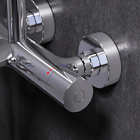 Am.Pm Gem Душевая стойка с верхним душем, цвет: хром F0790520