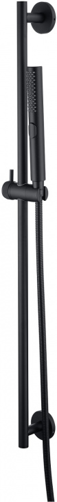 Allen Brau Priority Душевой гарнитур: ручной душ, штанга, держатель, шланг 150 см, цвет: черный мат 5.31010-31