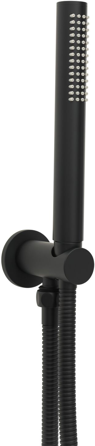 Allen Brau Priority Душевой гарнитур: ручной душ, держ. с выпуском, шланг 150 см, цвет: черный мат 5.31019-31