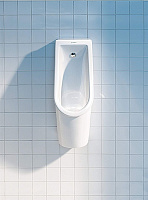 Duravit Starck 3 Писсуар подвесной со скрытым подводом воды, цвет: белый 0827250000