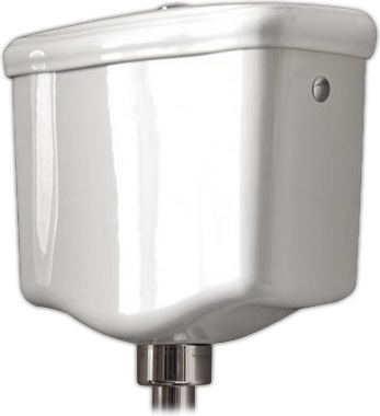 Kerasan Retro Бачок для унитаза подвесной низкий, без трубы и механизма, цвет: Bianco lucido 108201