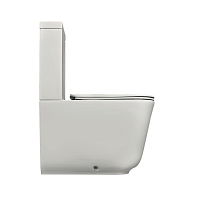 Kerasan Tribeca Чаша для унитаза моноблок, с креплением, без сиденья и бачка, цвет: Bianco lucido 511701