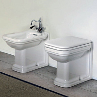 Kerasan Waldorf Унитаз приставной 55x37 см, выпуск пристенный, цвет: Bianco lucido 411801