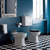 Sbordoni Romana Бачок для унитаза, средний, с крышкой, отв для мех-ма сверху, цвет белый 5129