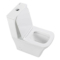 Belbagno Marmi Чаша напольного унитаза 62,5х28,5х40h, цвет: белый BB052CPR