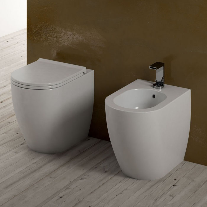 Cielo Smile Сиденье из термоотверждающейся смолы, цвет: глянцевый белый CPVSM