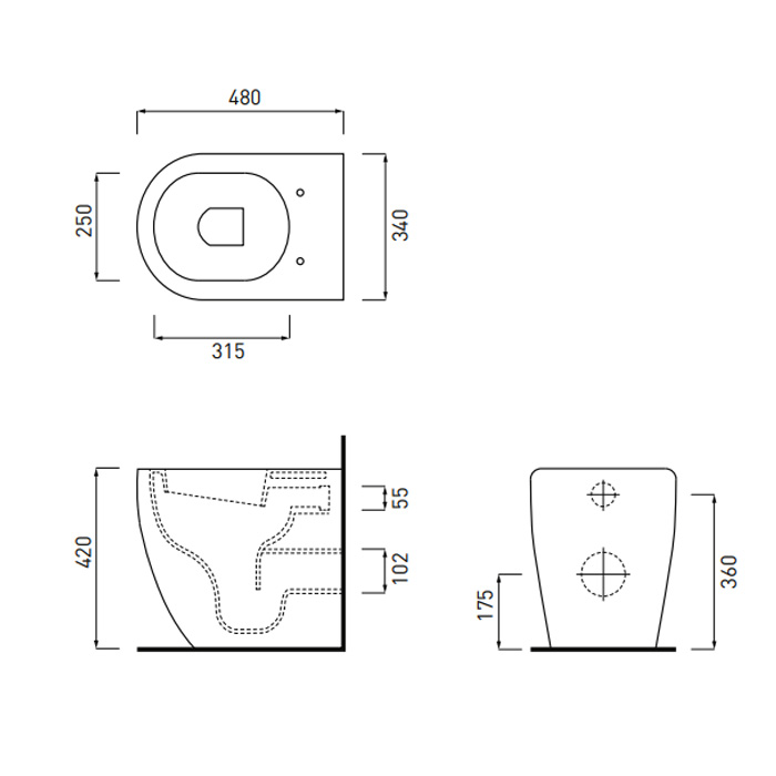 Cielo Smile Сиденье из термоотверждающейся смолы, цвет: глянцевый белый CPVSM