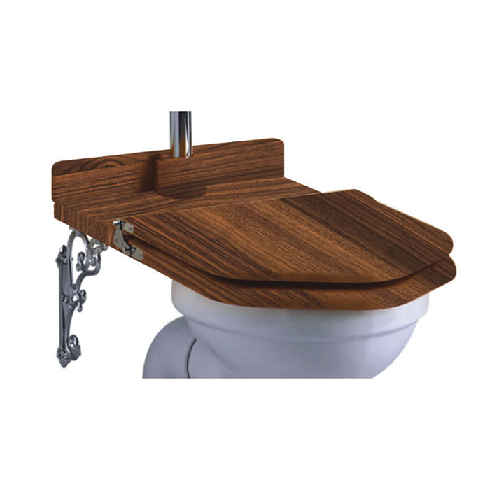 Burlington Classic Сиденье-трон для унитаза, цвет: орех S52