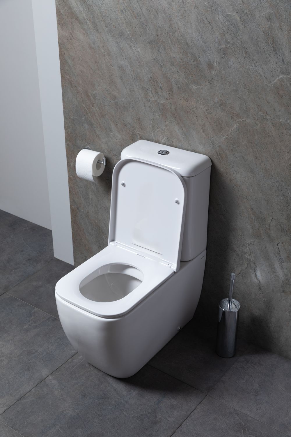 Allen Brau Infinity Чаша напольного унитаза 35,5x66 см каскадный смыв, цвет: белый глянцевый 4.21001.20