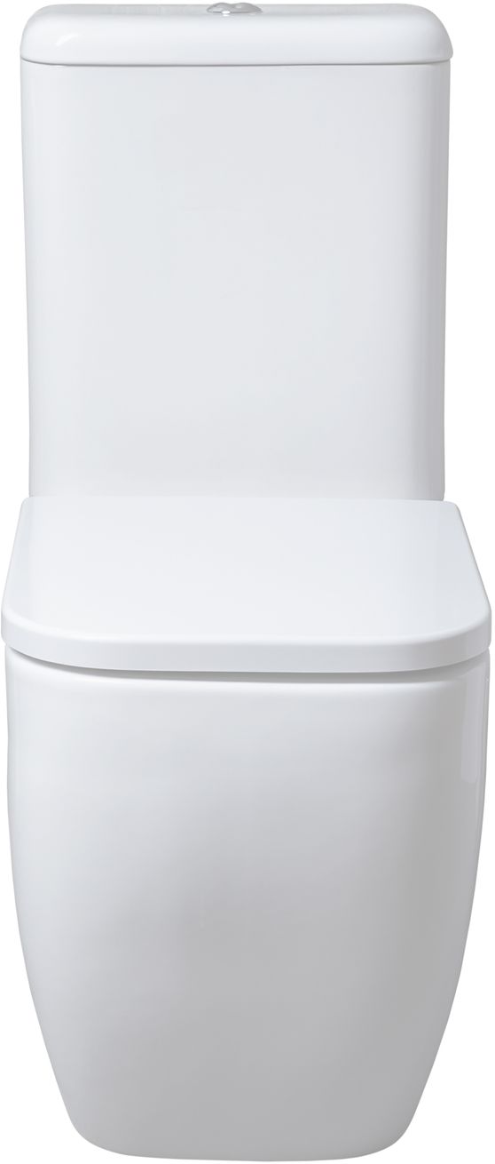 Allen Brau Infinity Чаша напольного унитаза 35,5x66 см каскадный смыв, цвет: белый глянцевый 4.21001.20