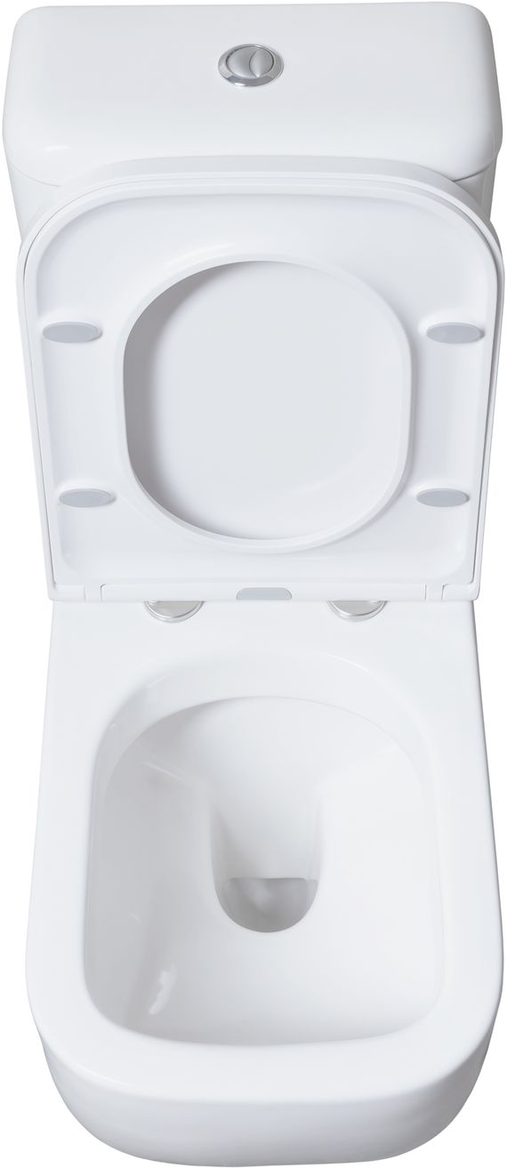 Allen Brau Infinity Чаша напольного унитаза 35,5x66 см каскадный смыв, цвет: белый глянцевый 4.21001.20