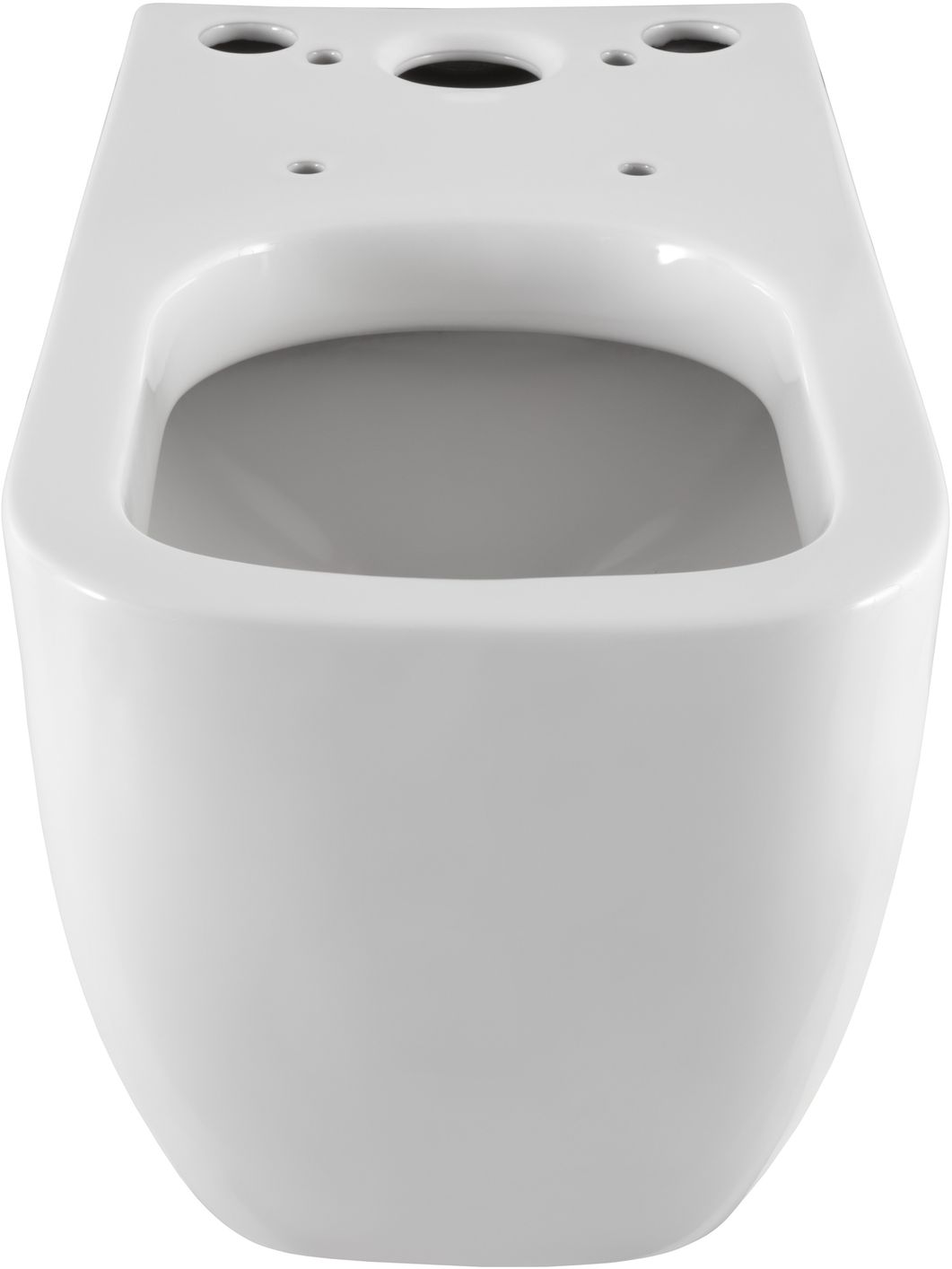 Allen Brau Infinity Чаша напольного унитаза 35,5x66 см каскадный смыв, цвет: белый глянцевый 4.21001.20