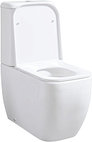 Allen Brau Infinity Чаша напольного унитаза 35,5x66 см каскадный смыв, цвет: белый глянцевый 4.21001.20