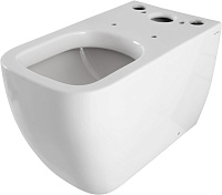 Allen Brau Infinity Чаша напольного унитаза 35,5x66 см каскадный смыв, цвет: белый глянцевый 4.21001.20